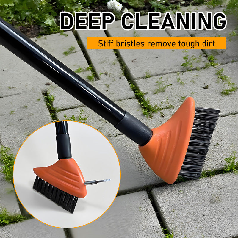 🥳2026 HOT SALE🥳💞50K+ SOLD!🔧💨 50% OFF! 3‑in‑1 Weed & Moss Removal Kit – Durable steel brushes, ergonomic non‑slip grip. Adjustable length for standing work. Ideal for patios, driveways & stone paths. 🇬🇧✨🧤