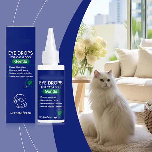 🥳2026 HOT SALE🥳💞50K+ SOLD!🧴💧 50% OFF! Gentle Pet Eye Drops – Portable & easy to use. Prevents tear stains, washes away debris. For dogs & cats. A must‑have for every pet owner. 🛡️🌿