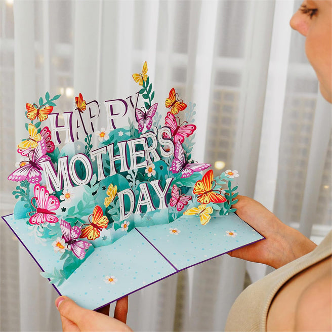 🥳2026 HOT SALE🥳💞50K+ SOLD!💐🎁 50% OFF! 3D Pop-Up Mother‘s Day Card – Intricate laser-cut flowers & butterflies. A keepsake she’ll treasure forever. Make her smile! ✨🌸