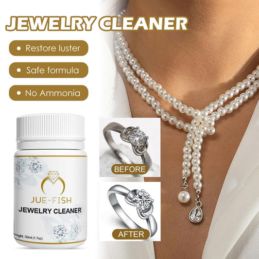 🥳2026 HOT SALE🥳💞50K+ SOLD!💎✨ 50% OFF! Jewelry Cleaner Liquid – Gently removes dullness & grime, restores diamond & gold brilliance. Hypoallergenic, safe for skin & stones. Just dip & shine. Your jewels’ best friend. 🛡️💍
