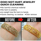 🥳2026 HOT SALE🥳💞50K+ SOLD!💎✨ 50% OFF! Jewelry Cleaner Liquid – Gently removes dullness & grime, restores diamond & gold brilliance. Hypoallergenic, safe for skin & stones. Just dip & shine. Your jewels’ best friend. 🛡️💍