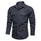 🥳2026 HOT SALE🥳💞50K+ SOLD!👕🔥 50% OFF! Men’s Long Sleeve Cotton Workwear Shirt – Breathable, reinforced seams & dual chest pockets. Tailored fit moves with you. A durable everyday essential. 🛡️✨