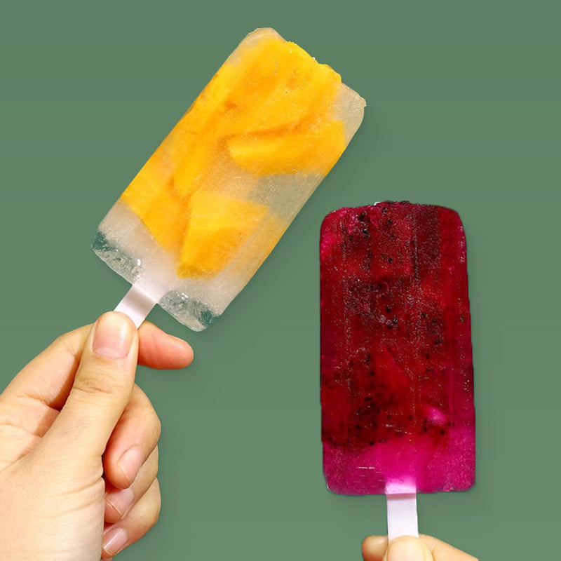 🔥New Hot Selling❤️‍🔥4-Cavity Popsicle Mold with Lid and Sticks