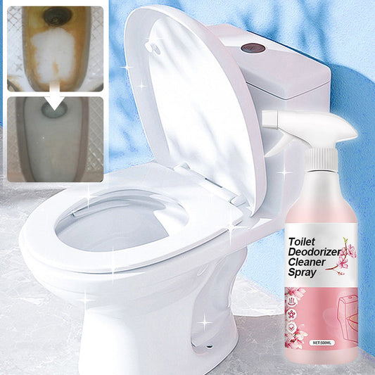 🥳2026 HOT SALE🥳💞50K+ SOLD!🔇💦 50% OFF! Toilet Deodorizer – Spray & go, no rubbing. Breaks down grime, leaves protective film. Fresh scent, happy bathroom. Your toilet’s best friend. 🧴🕊️