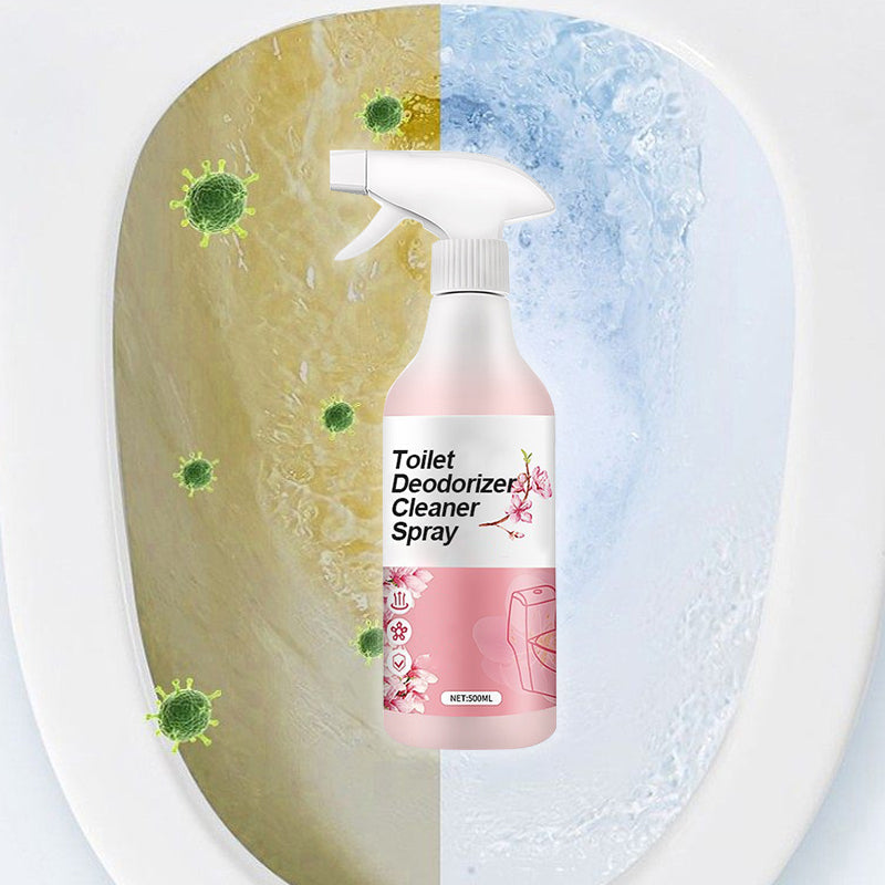 🥳2026 HOT SALE🥳💞50K+ SOLD!🔇💦 50% OFF! Toilet Deodorizer – Spray & go, no rubbing. Breaks down grime, leaves protective film. Fresh scent, happy bathroom. Your toilet’s best friend. 🧴🕊️