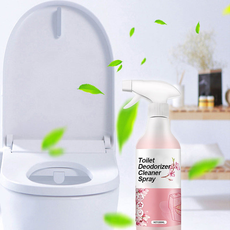 🥳2026 HOT SALE🥳💞50K+ SOLD!🔇💦 50% OFF! Toilet Deodorizer – Spray & go, no rubbing. Breaks down grime, leaves protective film. Fresh scent, happy bathroom. Your toilet’s best friend. 🧴🕊️