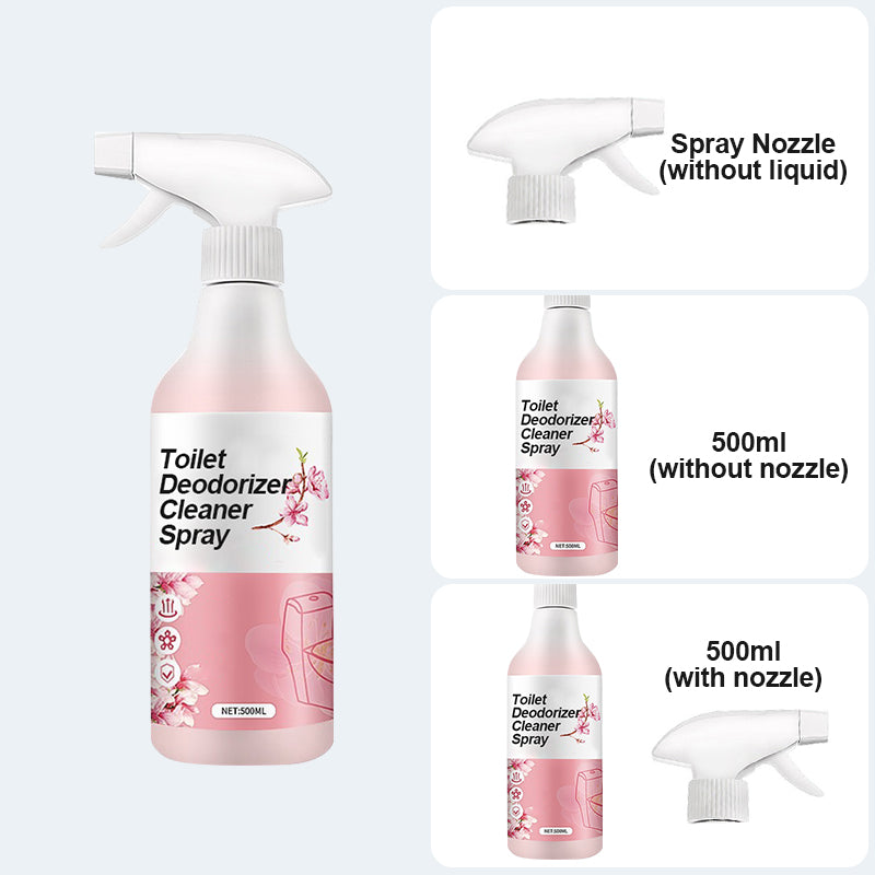 🥳2026 HOT SALE🥳💞50K+ SOLD!🔇💦 50% OFF! Toilet Deodorizer – Spray & go, no rubbing. Breaks down grime, leaves protective film. Fresh scent, happy bathroom. Your toilet’s best friend. 🧴🕊️