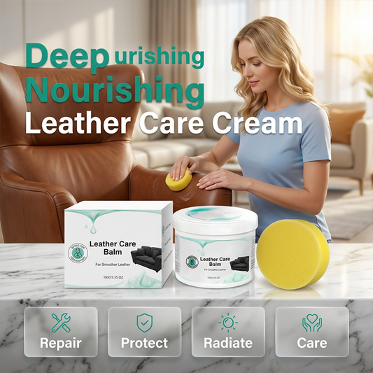 🥳2026 HOT SALE🥳💞50K+ SOLD!🏠🌟 50% OFF! 50K+ SOLD – Multipurpose Leather Care Balm. Revives faded, scratched surfaces. Deep‑penetrating formula, easy to use. A must for leather lovers. 🛋️💪