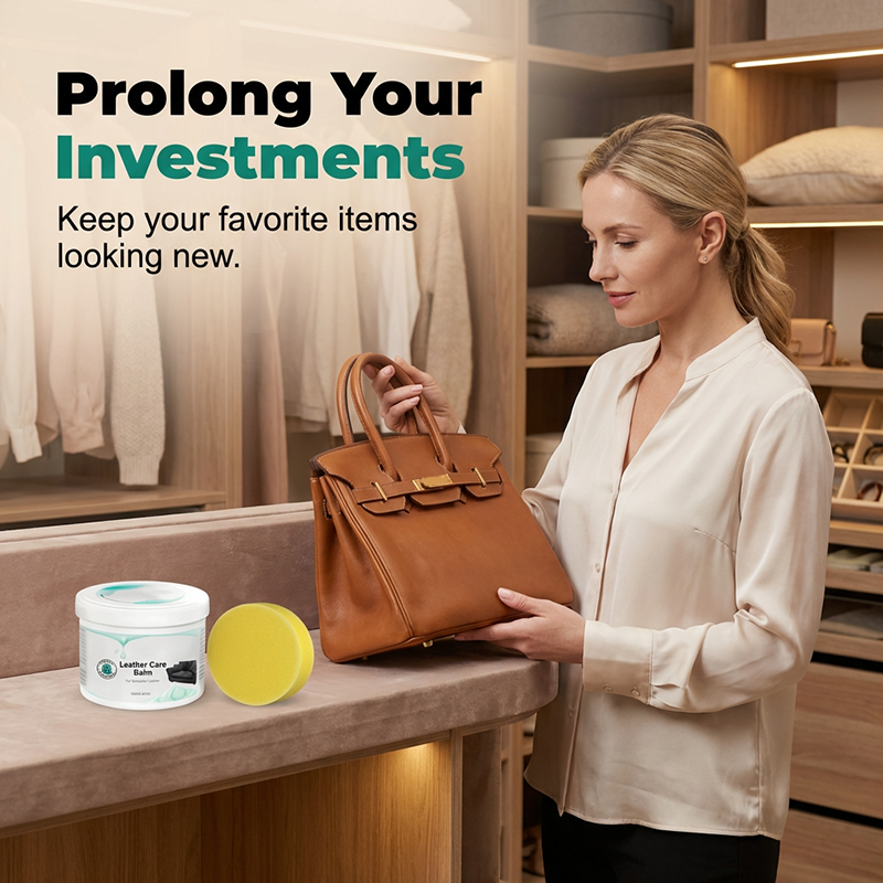 🥳2026 HOT SALE🥳💞50K+ SOLD!🏠🌟 50% OFF! 50K+ SOLD – Multipurpose Leather Care Balm. Revives faded, scratched surfaces. Deep‑penetrating formula, easy to use. A must for leather lovers. 🛋️💪