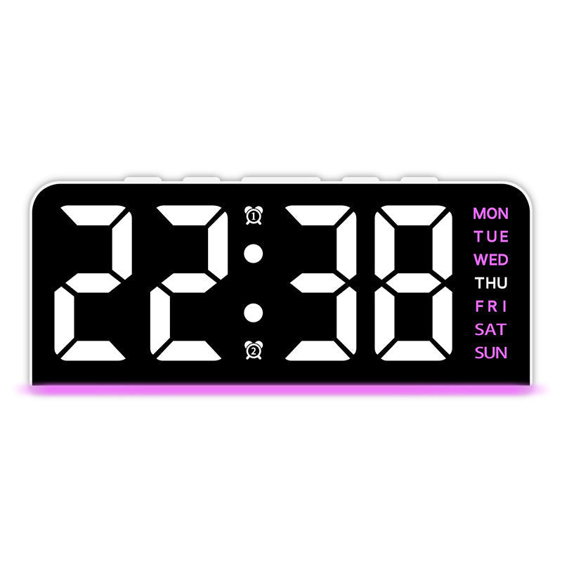 🥳2026 HOT SALE🥳💞50K+ SOLD!⏰💡 50% OFF! LED Digital Alarm Clock – Ultra‑clear display, weekday/weekend modes. Soothing ambient light doubles as night light. No more morning confusion. 🛌✨