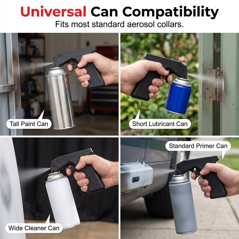 🥳2026 HOT SALE🥳💞50K+ SOLD! 🛠️✨ 50% OFF! Aerosol Spray Can Trigger Handle – Effortless precision control, full‑hand grip eliminates finger fatigue. Snap‑on install, no tools needed – transforms any standard spray can! 🖌️💪