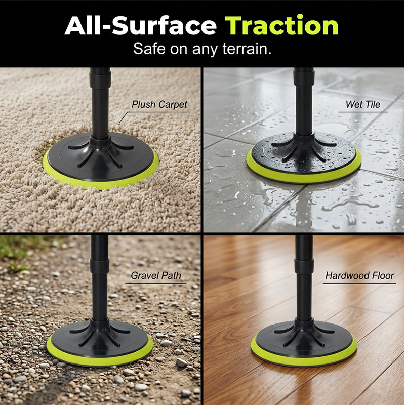 🥳2026 HOT SALE🥳💞50K+ SOLD!🧓🪑 50% OFF! Standing Assist Cane for Elderly – Heavy‑duty yet lightweight. Push‑button height adjustment, freestanding design. Regain confidence at home. A daily independence helper. 🌟✅