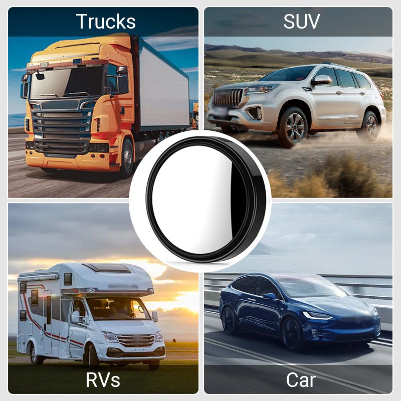a pair of Car Convex Blind Spot Mirror