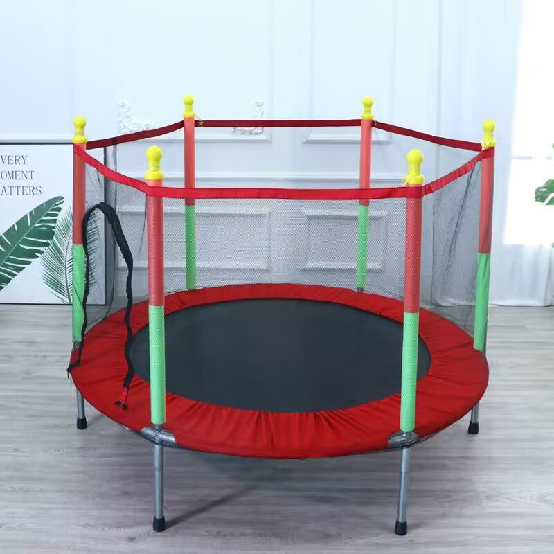 🥳2026 HOT SALE🥳💞50K+ SOLD!🎪🛡️ 50% OFF! Toddler Trampoline with Enclosure – 4.6ft, padded poles & spring‑free. Quiet & stable on any floor. A backyard of fun, right in your living room. Keep grandkids active & happy. 👵💕