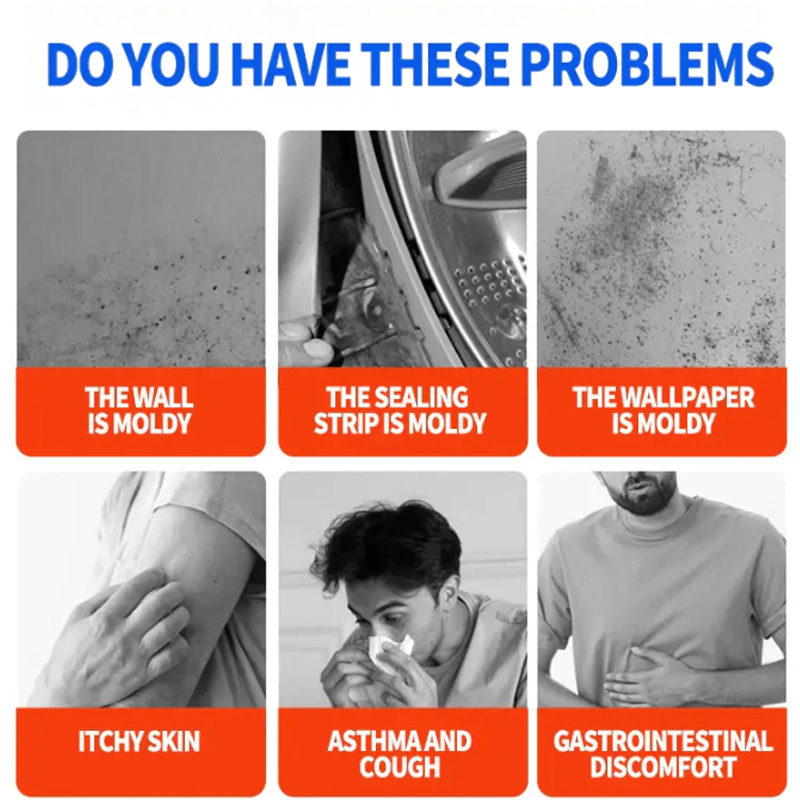 🥳2026 HOT SALE🥳💞50K+ SOLD!🧴🦠 50% OFF! Deep Cleaning Mold Stain Remover Spray – Penetrates roots, removes mildew easily. No scrubbing. Gentle on tiles & grout. Low‑odour, fresh scent. A bathroom hero! 🚿✨