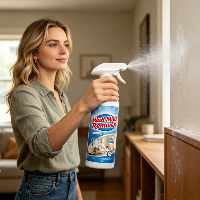 🥳2026 HOT SALE🥳💞50K+ SOLD!🧴🦠 50% OFF! Deep Cleaning Mold Stain Remover Spray – Penetrates roots, removes mildew easily. No scrubbing. Gentle on tiles & grout. Low‑odour, fresh scent. A bathroom hero! 🚿✨
