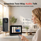 🥳2026 HOT SALE🥳💞50K+ SOLD!📹🚪 54% OFF! Smart Video Doorbell with 4.3″ Display – See & talk to visitors, no need to open the door. Infrared night vision. Stay safe! 🛡️✨