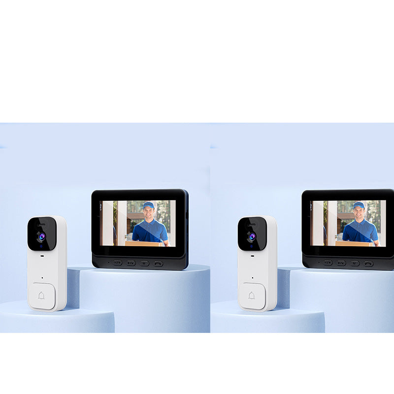🥳2026 HOT SALE🥳💞50K+ SOLD!📹🚪 54% OFF! Smart Video Doorbell with 4.3″ Display – See & talk to visitors, no need to open the door. Infrared night vision. Stay safe! 🛡️✨