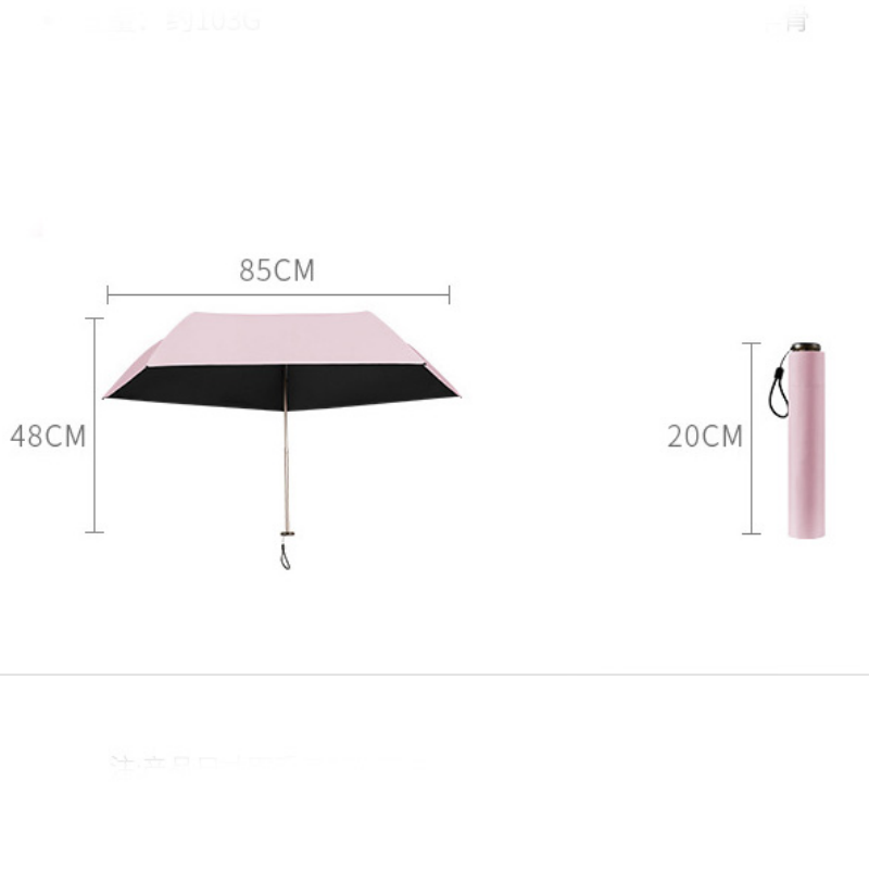 🥳2026 HOT SALE🥳💞50K+ SOLD!☂️☀️ 50% OFF! Ultra‑Light Compact Umbrella – 103g, UPF 50+, blocks 99.9% UV. Fits pocket, rain & shine. Your tiny shade! 🌂✨