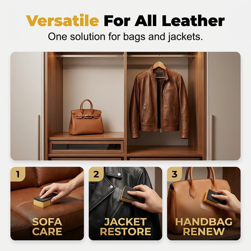 🥳2026 HOT SALE🥳💞50K+ SOLD!🧴✨ 50% OFF! Multi‑Purpose Leather Cleaner & Conditioner – Nourishes, restores shine & hides scuffs. Coconut oil enriched, no water needed. Perfect for bags, shoes & sofas. 👜✨