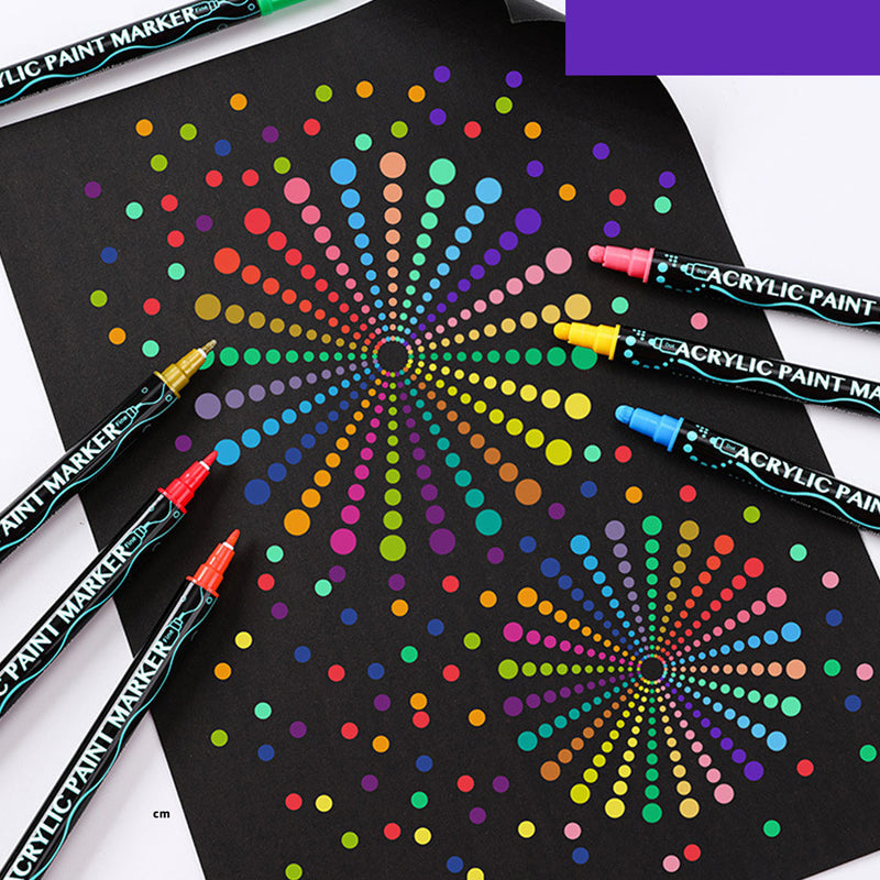 🥳2026 HOT SALE🥳💞50K+ SOLD!🎨💅 50% OFF! Dual-Tip Acrylic Nail Art Pens – 1mm fine + 5mm broad tips. Quick‑dry, vibrant colors. Smooth flow, no skips. Perfect for intricate DIY nails. 🖌️✨