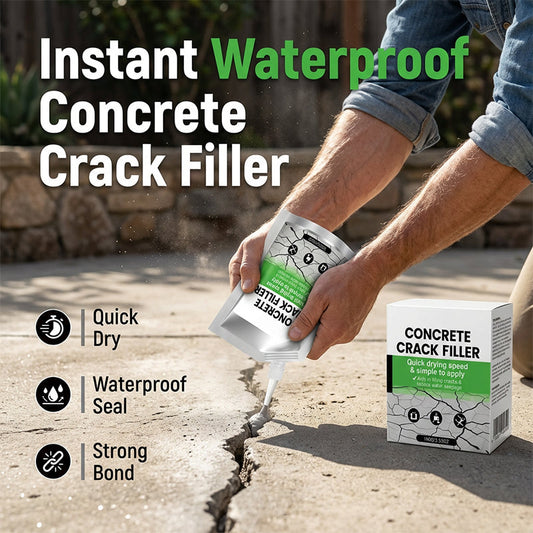 🥳2026 HOT SALE🥳💞50K+ SOLD!🧱💧 50% OFF! Waterproof Crack Grout & Sealant – Instantly seals concrete cracks & prevents water seepage. Precision nozzle – no messy tools, easy DIY! 🛠️✨