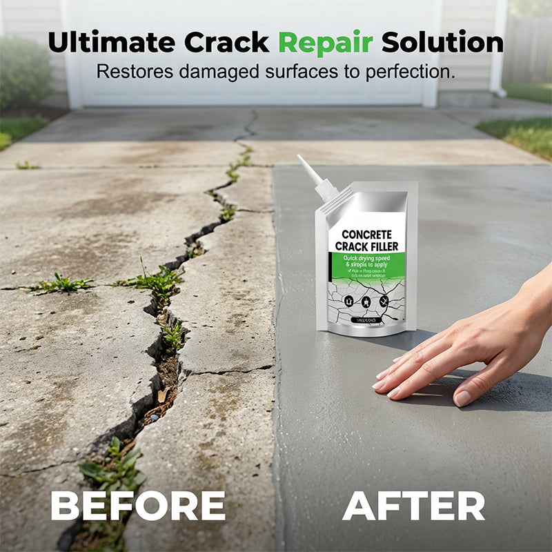 🥳2026 HOT SALE🥳💞50K+ SOLD!🧱💧 50% OFF! Waterproof Crack Grout & Sealant – Instantly seals concrete cracks & prevents water seepage. Precision nozzle – no messy tools, easy DIY! 🛠️✨