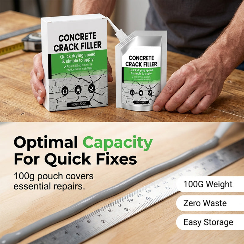 🥳2026 HOT SALE🥳💞50K+ SOLD!🧱💧 50% OFF! Waterproof Crack Grout & Sealant – Instantly seals concrete cracks & prevents water seepage. Precision nozzle – no messy tools, easy DIY! 🛠️✨
