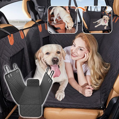 🥳2026 HOT SALE🥳💞50K+ SOLD! 🐾🚗 50% OFF! Hard Bottom Car Seat Cover for Pet – waterproof, hammock style, adjustable straps, universal fit. Keeps car clean & pet comfy! 🛡️💪
