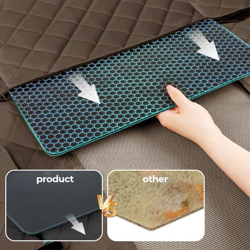 🥳2026 HOT SALE🥳💞50K+ SOLD! 🐾🚗 50% OFF! Hard Bottom Car Seat Cover for Pet – waterproof, hammock style, adjustable straps, universal fit. Keeps car clean & pet comfy! 🛡️💪