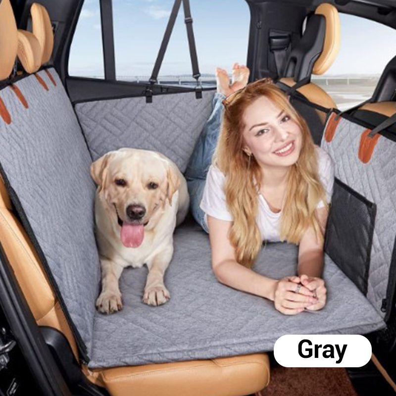 🥳2026 HOT SALE🥳💞50K+ SOLD! 🐾🚗 50% OFF! Hard Bottom Car Seat Cover for Pet – waterproof, hammock style, adjustable straps, universal fit. Keeps car clean & pet comfy! 🛡️💪