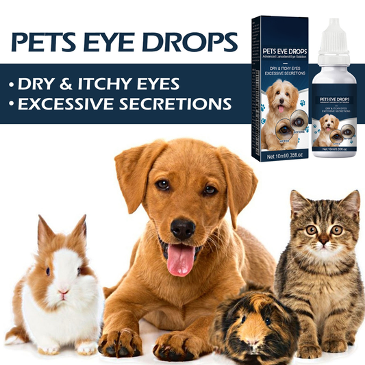 🥳2026 HOT SALE🥳💞50K+ SOLD!🐶🐱50% OFF! Soothing Eye Drops for Pets – Relieves dryness & redness. Removes tear stains gently. Easy drop application. Keep your pet‘s eyes bright & comfortable. 🌟🦴