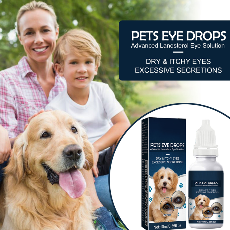 🥳2026 HOT SALE🥳💞50K+ SOLD!🐶🐱50% OFF! Soothing Eye Drops for Pets – Relieves dryness & redness. Removes tear stains gently. Easy drop application. Keep your pet‘s eyes bright & comfortable. 🌟🦴