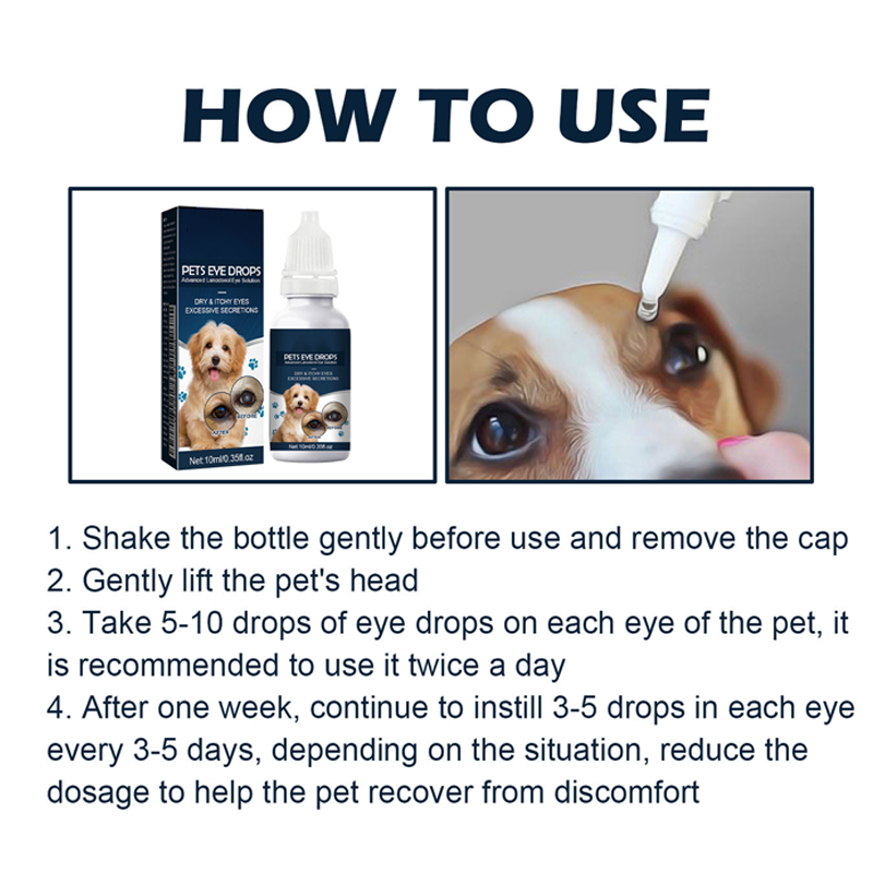 🥳2026 HOT SALE🥳💞50K+ SOLD!🐶🐱50% OFF! Soothing Eye Drops for Pets – Relieves dryness & redness. Removes tear stains gently. Easy drop application. Keep your pet‘s eyes bright & comfortable. 🌟🦴