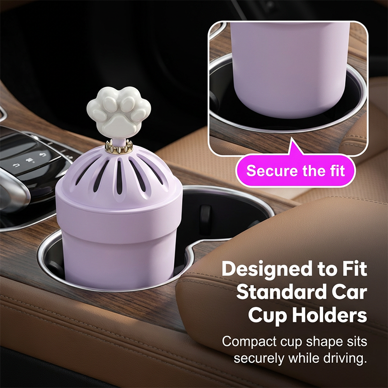🥳2026 HOT SALE🥳💞50K+ SOLD!🐾😌 50% OFF! Pinchable Paw Freshener – Calming fidget toy + odour eliminator. Fits any cup holder, press for precise scent. Keeps your car smelling clean for weeks. A stress‑free commute! 🌼🚘