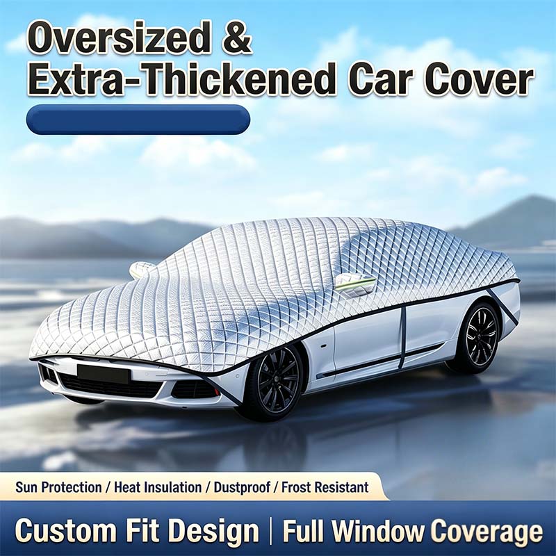 🥳2026 HOT SALE🥳💞50K+ SOLD!❄️☀️ 50% OFF! Car Windshield Snow Cover – All‑season protection – shields from snow, ice, sun & dust. Covers hood, glass & side windows. Strong straps – no slipping! 🚗✨