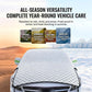 🥳2026 HOT SALE🥳💞50K+ SOLD!❄️☀️ 50% OFF! Car Windshield Snow Cover – All‑season protection – shields from snow, ice, sun & dust. Covers hood, glass & side windows. Strong straps – no slipping! 🚗✨