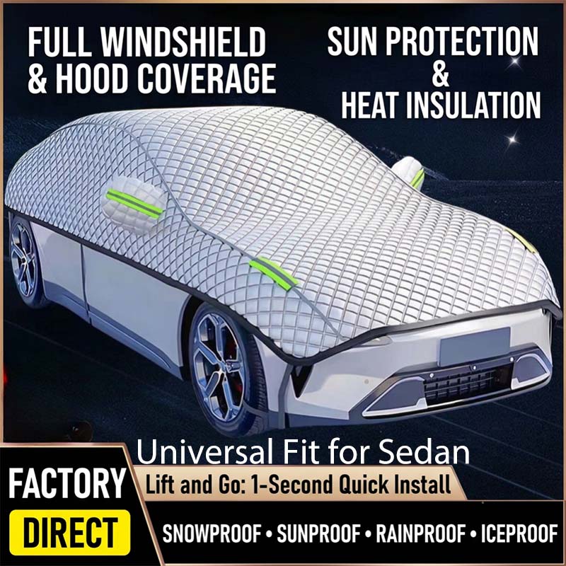 🥳2026 HOT SALE🥳💞50K+ SOLD!❄️☀️ 50% OFF! Car Windshield Snow Cover – All‑season protection – shields from snow, ice, sun & dust. Covers hood, glass & side windows. Strong straps – no slipping! 🚗✨