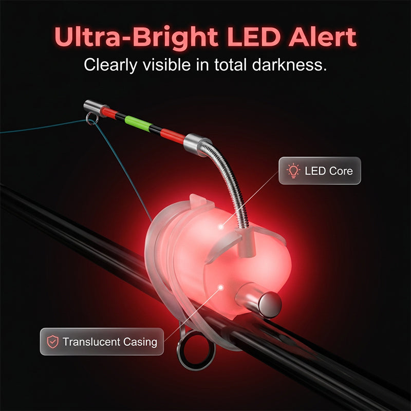 Electronic Fishing Bite Alarm with Sound and Light