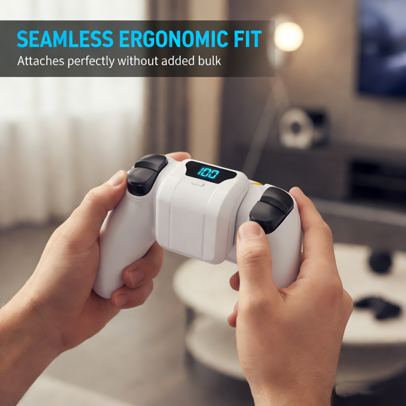 🥳2026 HOT SALE🥳💞50K+ SOLD! 🎮📊 50% OFF! Rechargeable Battery Pack – clear digital display shows 1-100% charge at a glance. Type-C fast charge, 1.5-2 hours to full. Never guess your battery life again! 🕹️✅