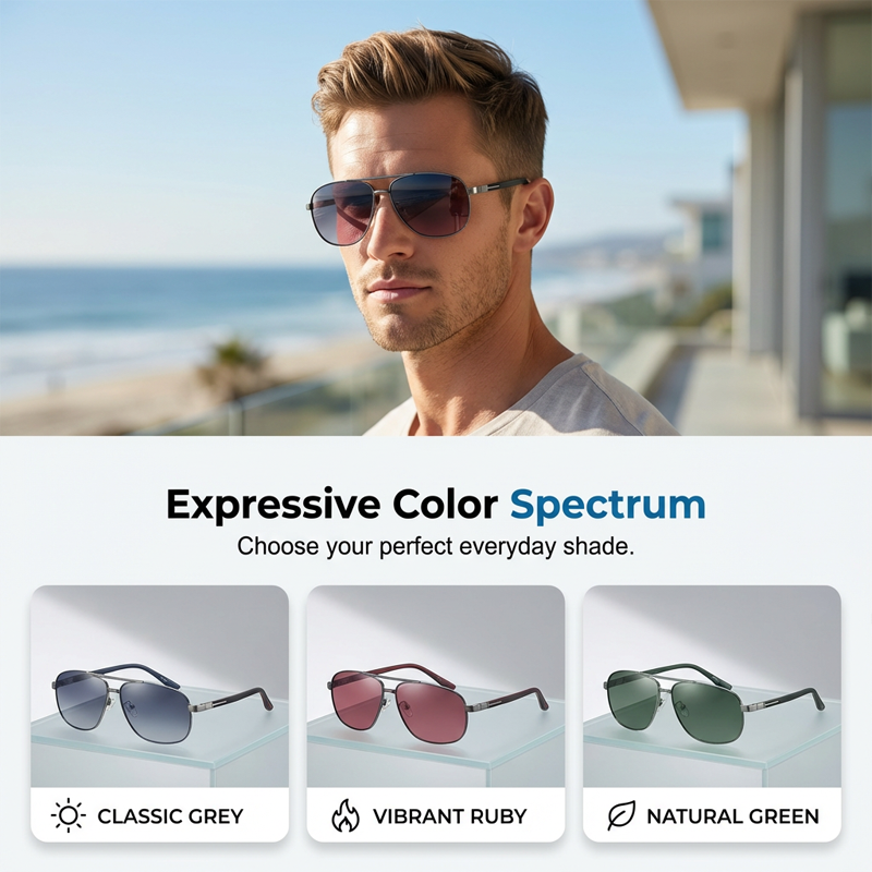 🥳2026 HOT SALE🥳💞50K+ SOLD!👓💪 50% OFF! Outdoor Polarized Sunglasses – Blocks glare, reduces eye strain. Soft silicone nose pads & textured temple tips. Easy to wear all day. A clear view for every outing. 🚗🌿