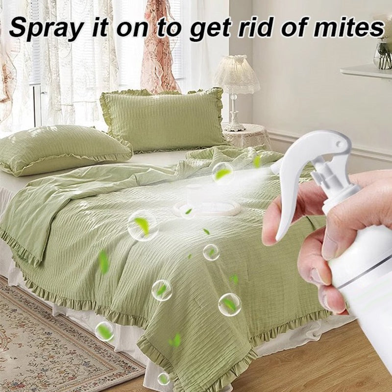 🥳2026 HOT SALE🥳💞50K+ SOLD!🧸✅ Buy 1 Get 1 FREE! Anti‑Mite Spray – Unscented option available. Eliminates bacteria & mites. Safe for plush toys & mattresses. A family essential. 🏡🌟