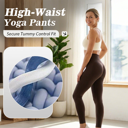 🥳2026 HOT SALE🥳💞50K+ SOLD!🍑✨ 50% OFF! High-Waist Tummy Control Yoga Pants – Lifts glutes, smooths tummy. 4‑way stretch, squat‑proof. Look 10lbs lighter! 💪👖