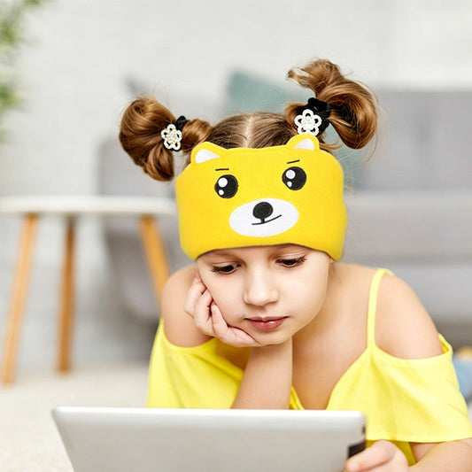 🥳2026 HOT SALE🥳💞50K+ SOLD!🎧😴 50% OFF! Kids‘ Bluetooth Headband – 2‑in‑1: soft headband & sleep mask. Bluetooth 5.0, 8hrs playtime. Perfect for travel or naps. 🧸✨
