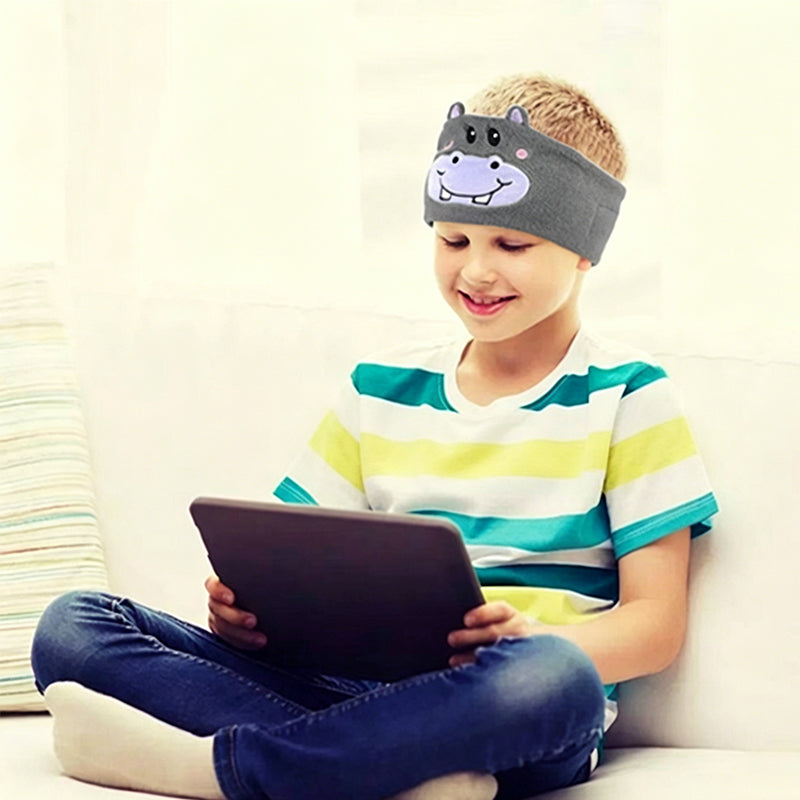 🥳2026 HOT SALE🥳💞50K+ SOLD!🎧😴 50% OFF! Kids‘ Bluetooth Headband – 2‑in‑1: soft headband & sleep mask. Bluetooth 5.0, 8hrs playtime. Perfect for travel or naps. 🧸✨