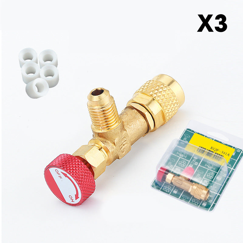 🥳2026 HOT SALE🥳💞50K+ SOLD!❄️🛡️ 50% OFF! HVAC Refrigerant Safety Valve – Brass build, anti‑frostbite. Leak‑proof for R22/R410a. 🔧✨