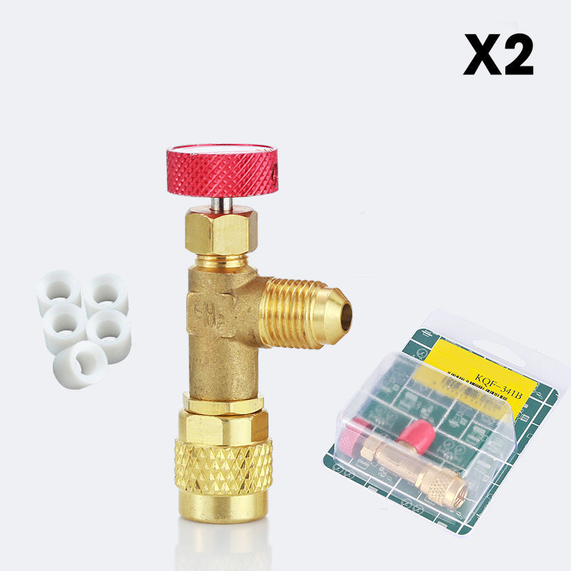 🥳2026 HOT SALE🥳💞50K+ SOLD!❄️🛡️ 50% OFF! HVAC Refrigerant Safety Valve – Brass build, anti‑frostbite. Leak‑proof for R22/R410a. 🔧✨