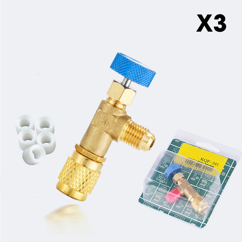🥳2026 HOT SALE🥳💞50K+ SOLD!❄️🛡️ 50% OFF! HVAC Refrigerant Safety Valve – Brass build, anti‑frostbite. Leak‑proof for R22/R410a. 🔧✨