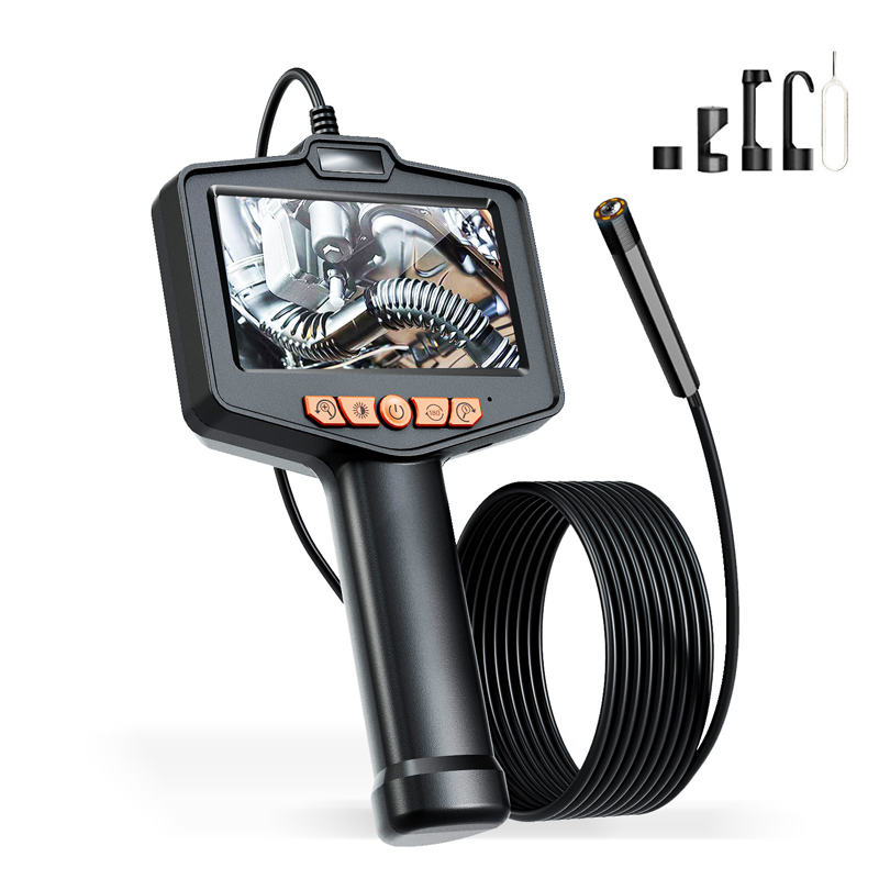 🥳2026 HOT SALE🥳💞50K+ SOLD!📱🔍 50% OFF! Industrial Endoscope – 4.3″ IPS screen, IP67 waterproof. Semi‑rigid cable, adjustable LED. See inside pipes & engines. 🔧✨