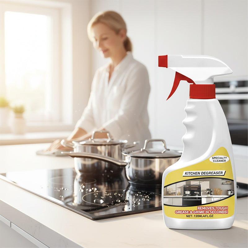 🥳2026 HOT SALE🥳💞50K+ SOLD!🛡️✨ 50% OFF! No-Rinse Kitchen Cleaner – Tough on stains, no scrubbing. Restores shine instantly. Your kitchen’s best friend. 🍳💚